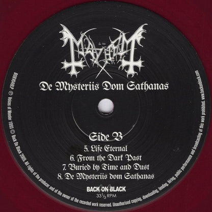 Mayhem : De Mysteriis Dom Sathanas (LP, Album, Ltd, RE, Pur)