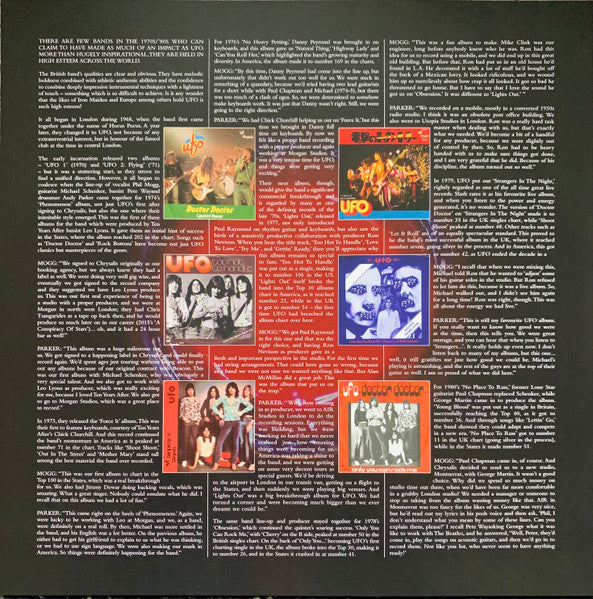 UFO (5) : The Best of UFO: Will The Last Man Standing [Turn Out The Light] (2xLP, 1 x + RSD, Comp, Ltd)