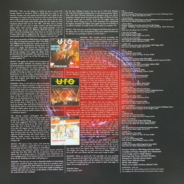 UFO (5) : The Best of UFO: Will The Last Man Standing [Turn Out The Light] (2xLP, 1 x + RSD, Comp, Ltd)