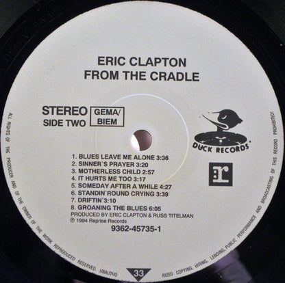 Eric Clapton : From The Cradle (LP, Album)