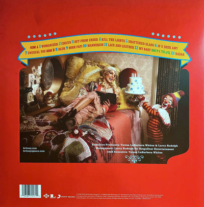 Britney Spears : Circus (LP, Album, Ltd, RE, RP, Red)