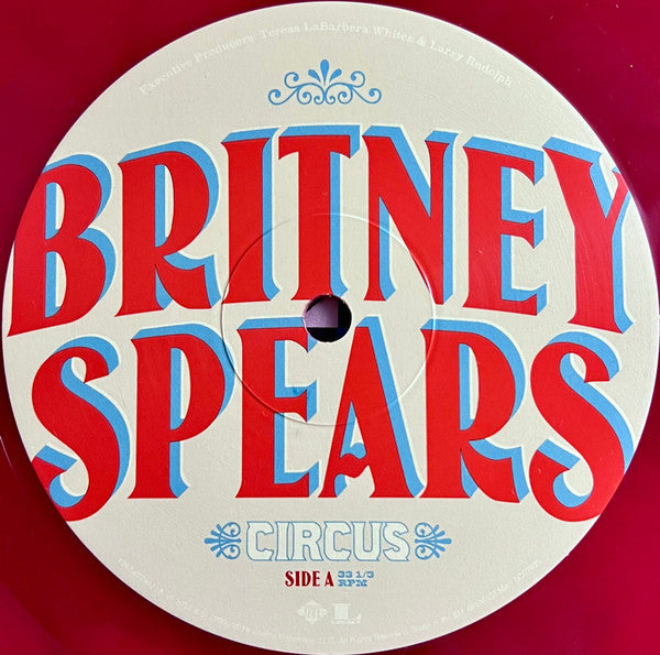 Britney Spears : Circus (LP, Album, Ltd, RE, RP, Red)