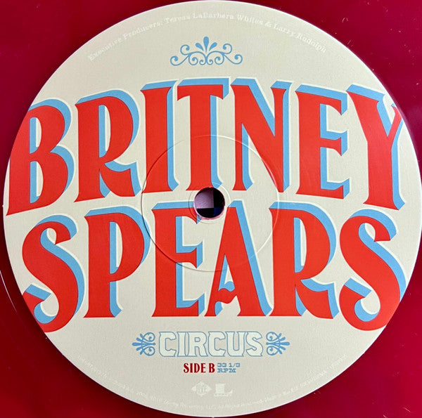 Britney Spears : Circus (LP, Album, Ltd, RE, RP, Red)