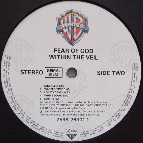 Fear Of God (2) : Within The Veil (LP, Album)