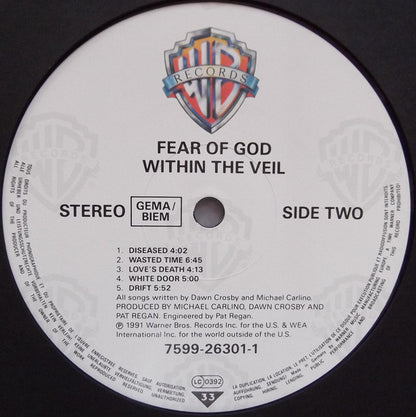 Fear Of God (2) : Within The Veil (LP, Album)