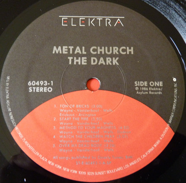 Metal Church : The Dark (LP, Album, SRC)