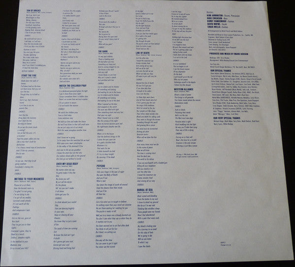 Metal Church : The Dark (LP, Album, SRC)