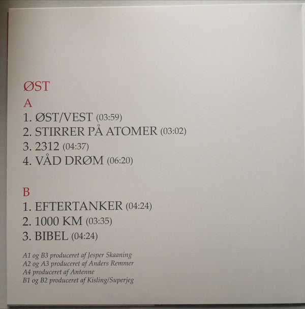 Superjeg : Øst/Vest (2xLP, Album, RE, Gat)