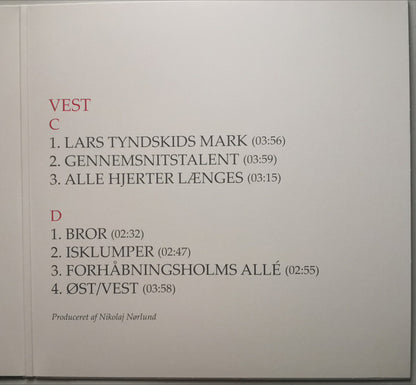 Superjeg : Øst/Vest (2xLP, Album, RE, Gat)