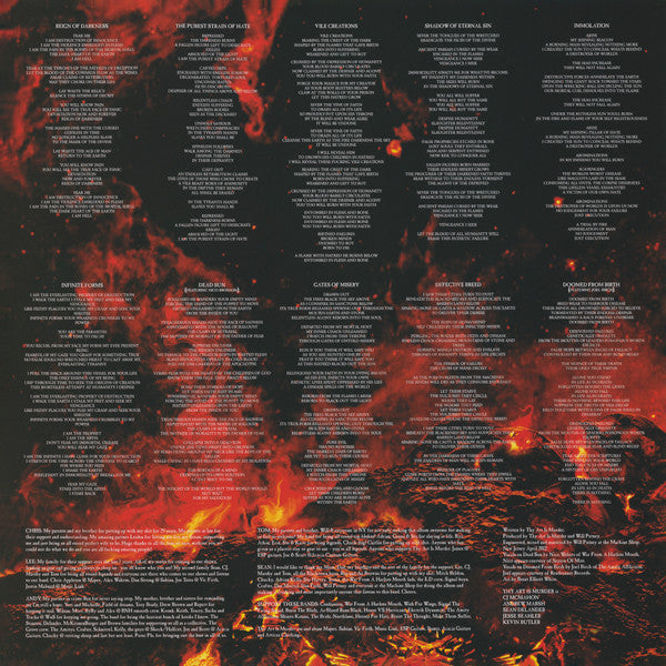 Thy Art Is Murder : Hate (LP, Album, Ltd, Yel)