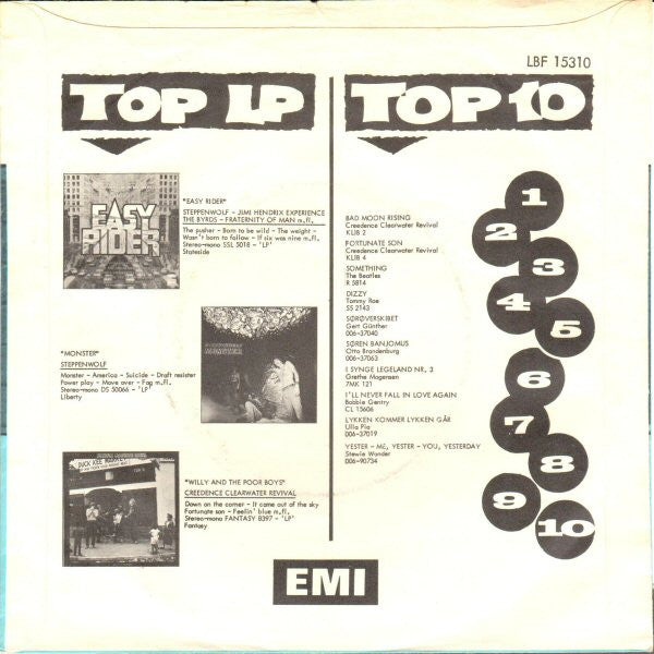 Creedence Clearwater Revival : Travelin' Band / Who'll Stop The Rain (7", Single)
