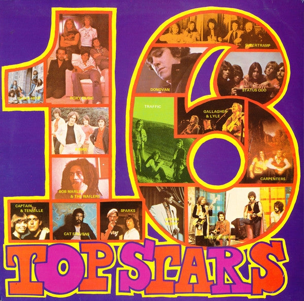 Various : 16 Top Stars (LP, Comp)