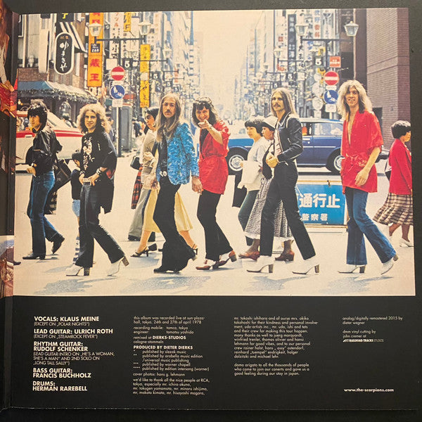 Scorpions : Tokyo Tapes (2xLP, Album, RE, RM, S/Edition, Yel)