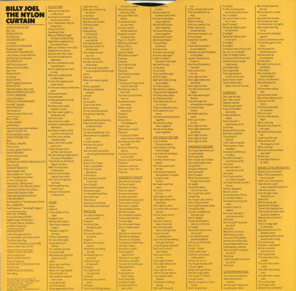 Billy Joel : The Nylon Curtain (LP, Album)