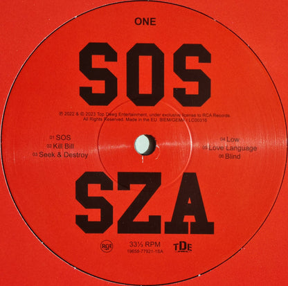 SZA (2) : SOS (2xLP, Album, GZ )