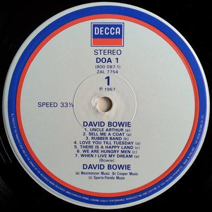 David Bowie : David Bowie (LP, Album, RE)