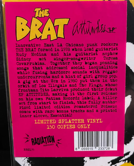 The Brat (3) : Attitudes "LP" (LP, Comp, Ltd, RE, Yel)