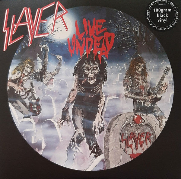 Slayer : Live Undead (12", EP, RE, RM, Bla)