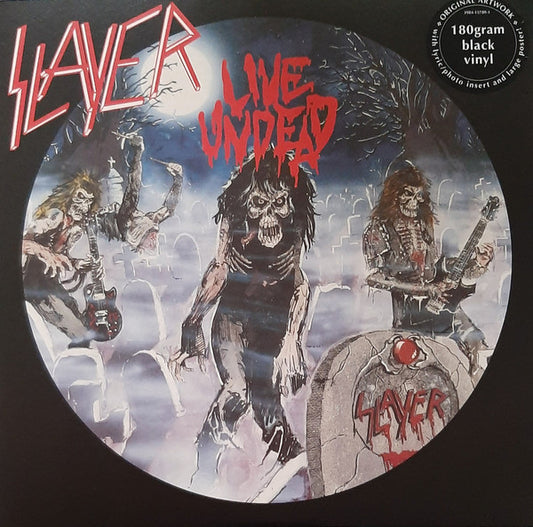 Slayer : Live Undead (12", EP, RE, RM, Bla)