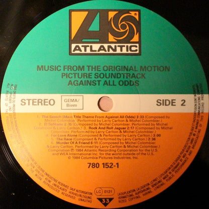 Various : Against All Odds (Music From The Original Motion Picture Soundtrack) (LP, Album)