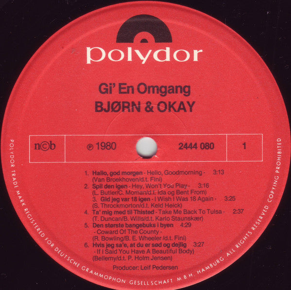 Bjørn & Okay : Gi' En Omgang (LP, Album)