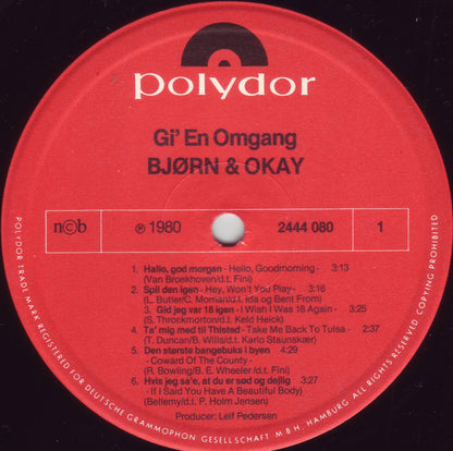 Bjørn & Okay : Gi' En Omgang (LP, Album)