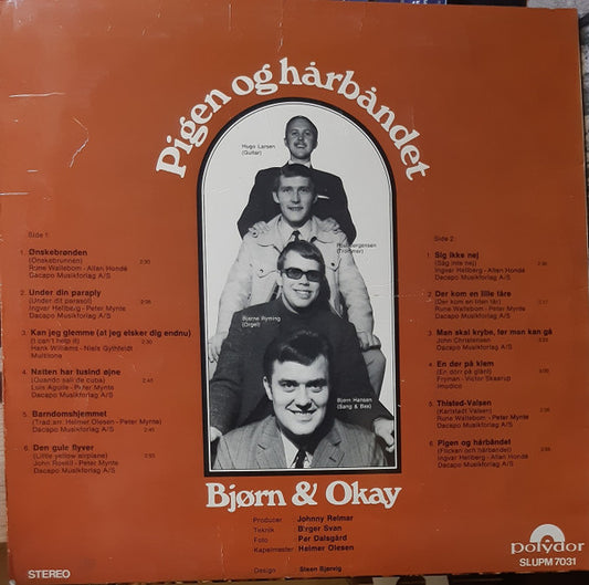 Bjørn & Okay : Pigen Og Hårbåndet (LP, Album)