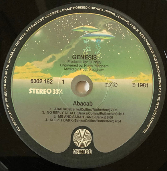 Genesis : Abacab (LP, Album, RBY)
