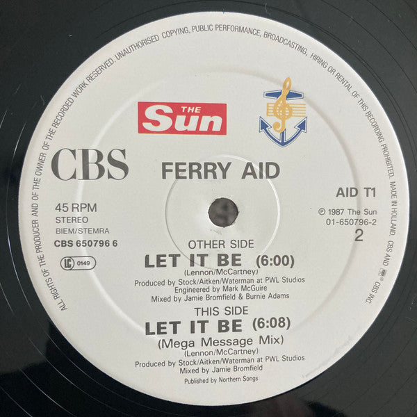 Ferry Aid : Let It Be (12", Maxi)
