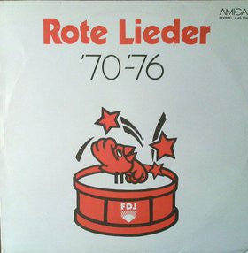 Various : Rote Lieder ´70-´76 (LP, Comp)