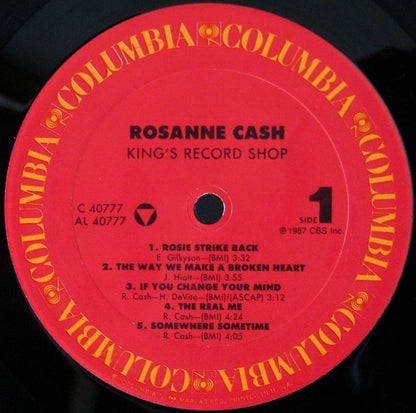 Rosanne Cash : King's Record Shop (LP, Album, Car)
