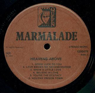 Marmalade* : Heavens Above (LP, Album)