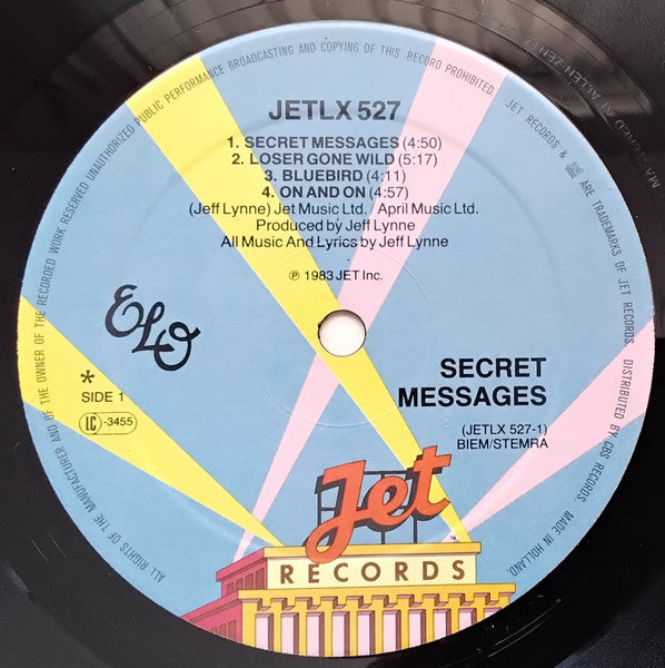 Electric Light Orchestra : Secret Messages (LP, Album)