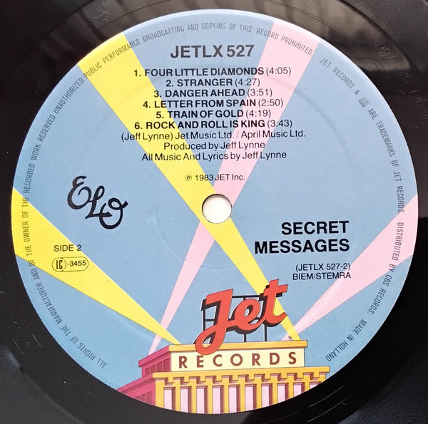 Electric Light Orchestra : Secret Messages (LP, Album)