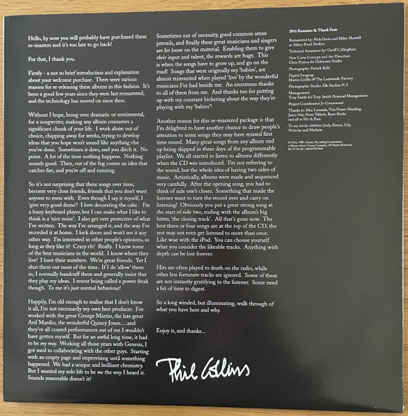Phil Collins : No Jacket Required (LP, Album, Ltd, RE, Cry)