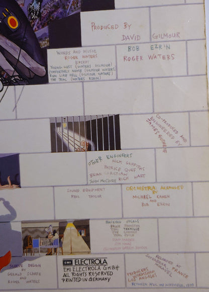 Pink Floyd : The Wall (2xLP, Album, Gat)