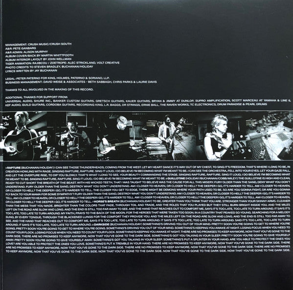 Rival Sons : Darkfighter (LP, Album, Cle)