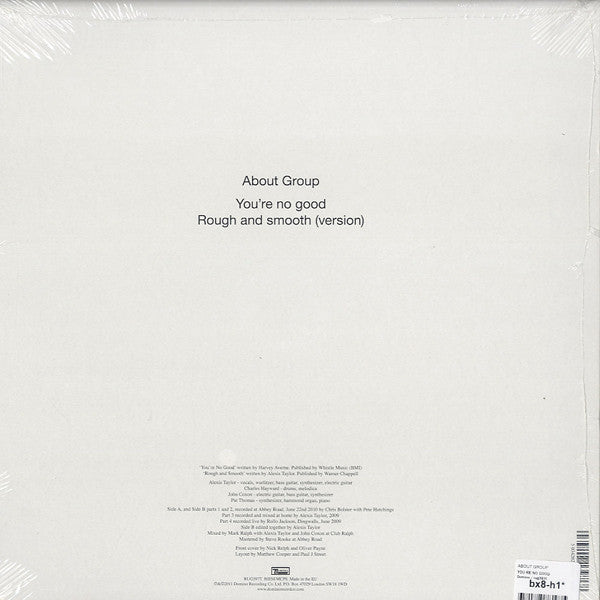About Group : You're No Good (12", Single)