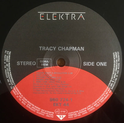 Tracy Chapman : Tracy Chapman (LP, Album, Mat)
