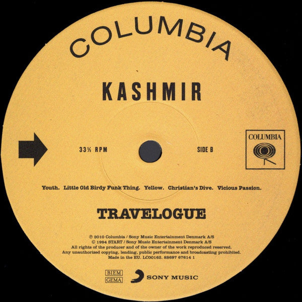 Kashmir (2) : Travelogue (LP, Album, RE)