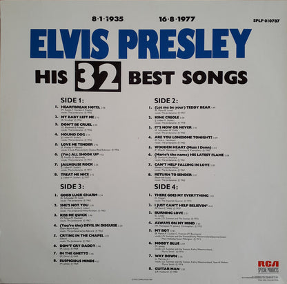 Elvis Presley : His 32 Best Songs (2xLP, Comp)