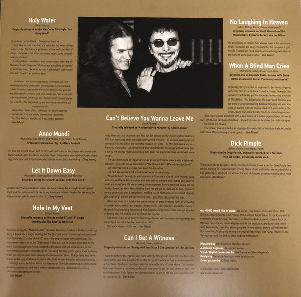 Ian Gillan & Tony Iommi : WhoCares (2xLP, Album, Comp, Ltd, Whi)