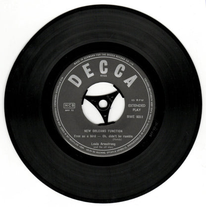 Louis Armstrong And His All-Stars : New Orleans Function (7", EP, Sil)