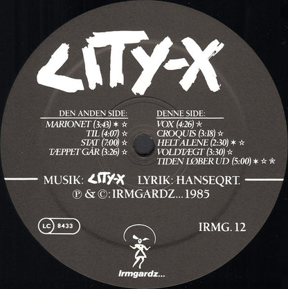 City-X : City-X (LP, Album)