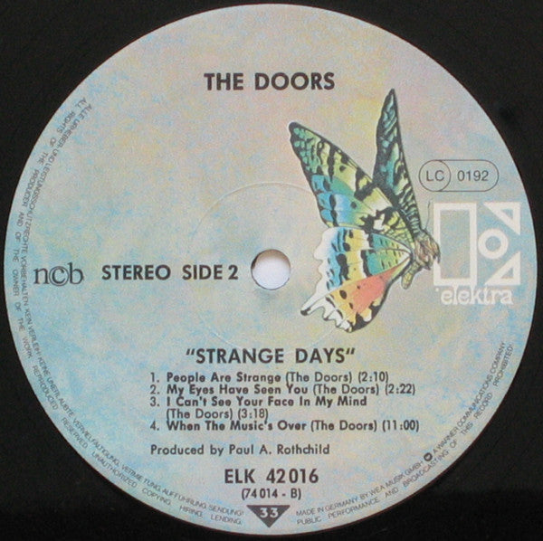 The Doors : Strange Days (LP, Album, RE)