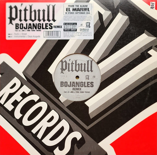 Pitbull Feat. Lil' Jon, Ying Yang Twins : Bojangles (Remix) (12")