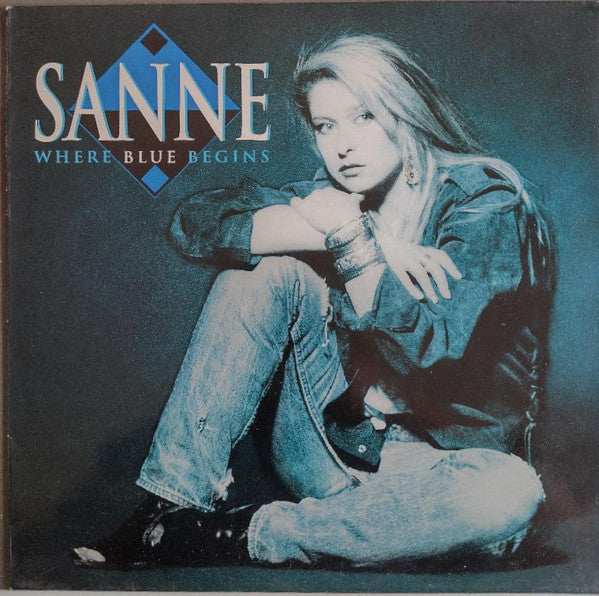 Sanne Salomonsen : Where Blue Begins (LP, Album, RE)
