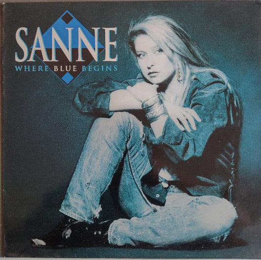 Sanne Salomonsen : Where Blue Begins (LP, Album, RE)