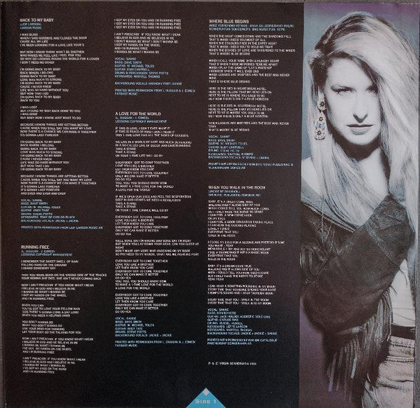 Sanne Salomonsen : Where Blue Begins (LP, Album, RE)