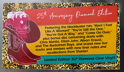 Shania Twain : Come On Over (25th Anniversary Diamond Edition) (Ltd + 2xLP, Album, RE, Cle + LP, Cle)